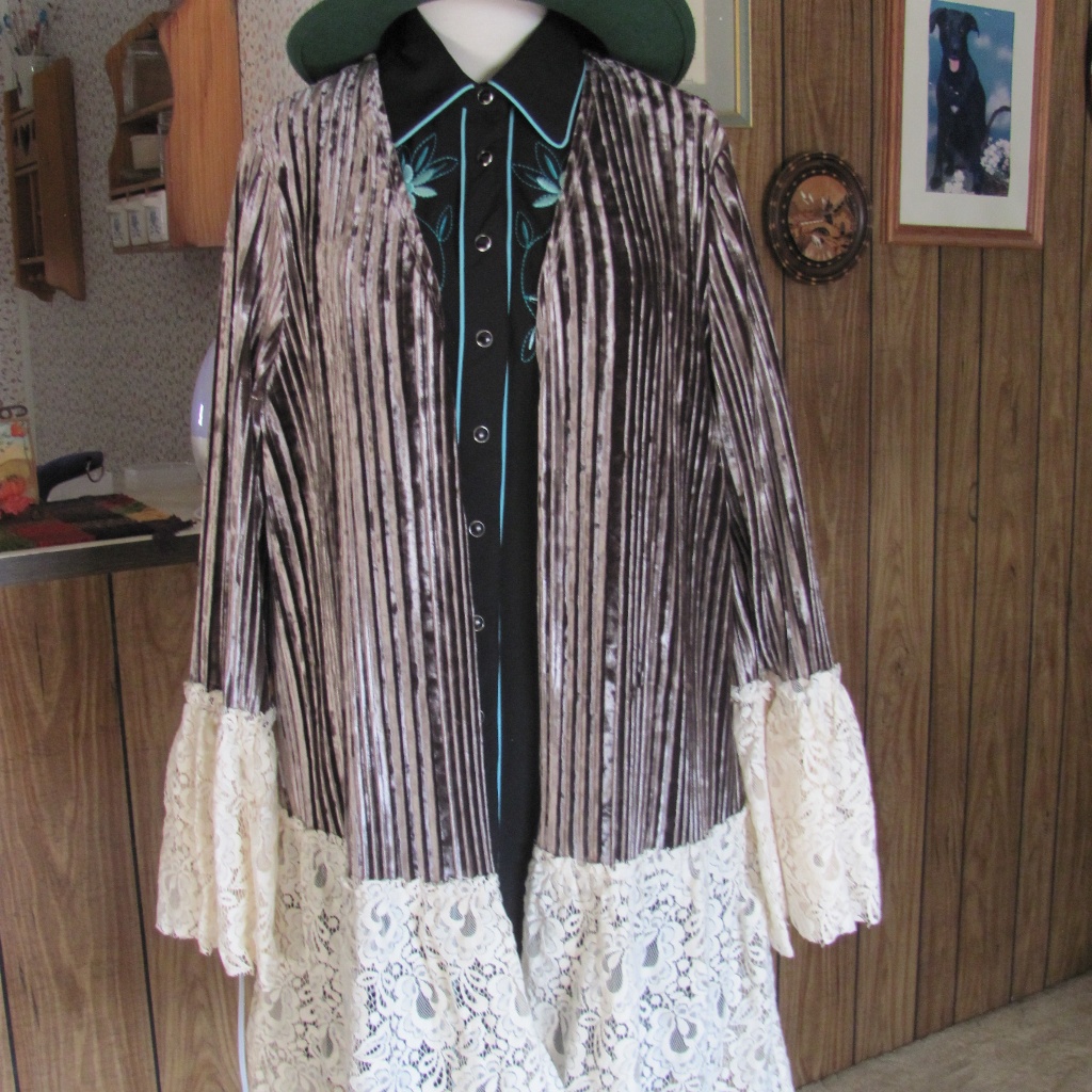 Origami By Vivian Ladies Designer Velvet & Lace